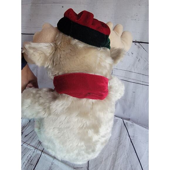15inch Moose Stuffed Animal Plush Christmas Holiday Jingle Bells - Picture 6 of 7